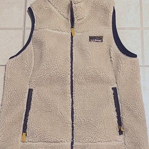 Women’s Mountain Pile Fleece Vest LL Bean